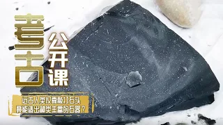 远古人类仅靠敲打石头竟能造出种类丰富的石器？濛溪河遗址现场模拟原始人打制石器 做饭切菜全过程大开眼界！《考古公开课》 重返旧石器 |  中华国宝