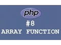 Tutorial PHP - Array Function