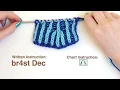 Brioche Knit Tips Brioche 4 Stitch Decrease br4st dec