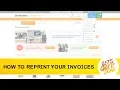 Reprinting Your Invoices on the OfficeMax Website