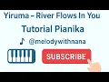 Download Lagu 🎵 Pianica Tutorial – River Flows In You by Yiruma | Easy Melodica Lesson + Notes for Beginners