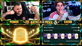 ME ENFRENTO A CACHO EN UNA BRUTAL BATALLA DE PICKS BARÇA VS MADRID EN FC 27 DESCATANDO SOBRAZOS !!!