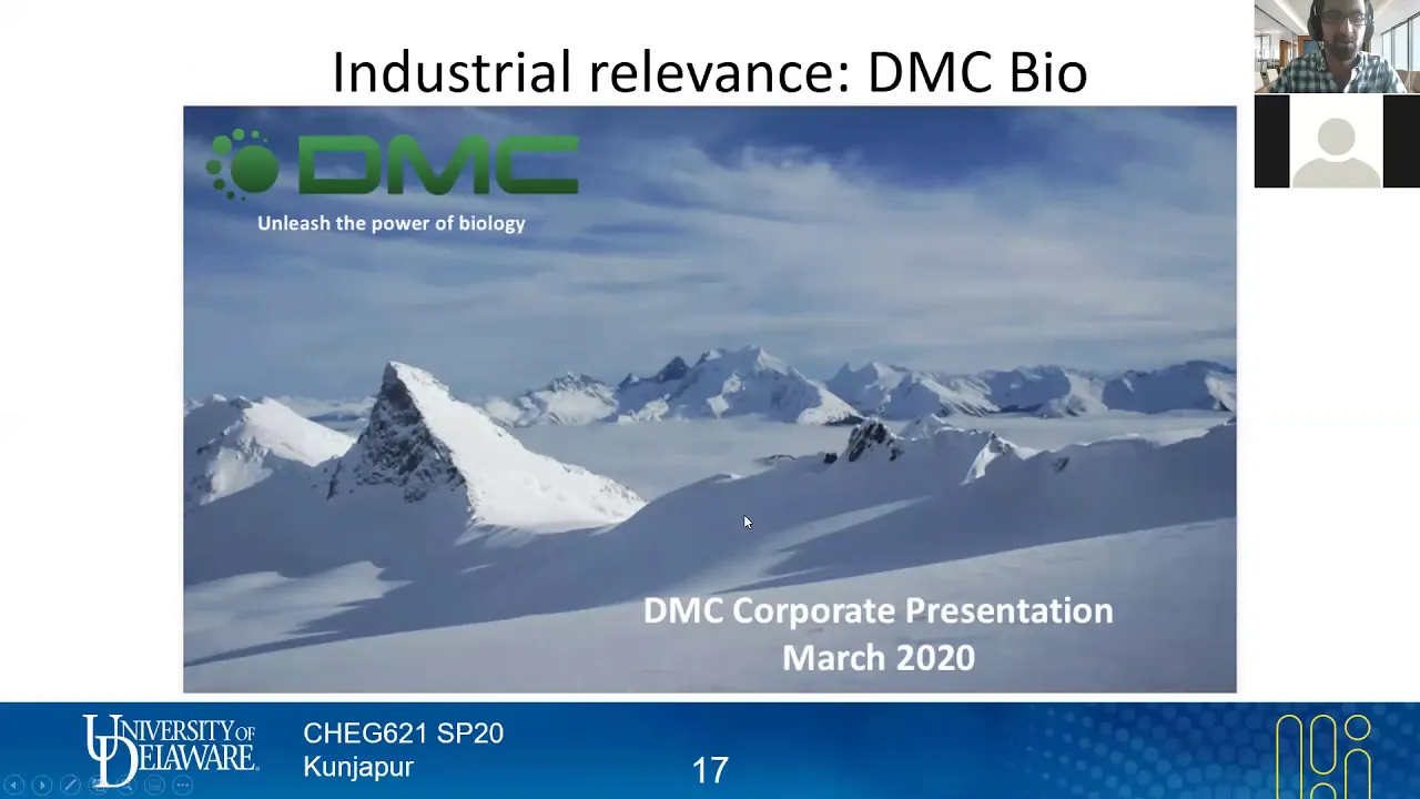 29 Industrial DMC | Biosensors & Synthetic Circuits | Lecture 15 | Metabolic Engineering | SP20