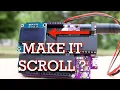 Scrolling OLED on a 6502 Single Board Computer