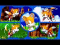 Sonic 1, CD, 2, 3, Knuckles \u0026 Mania ⁴ᴷ Full Playthroughs (100% All Emeralds, Tails gameplay)