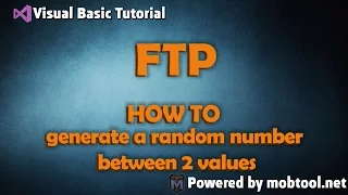 How to generate a random number between 2 values in Visual Basic 2010