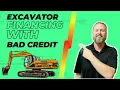 3 Ways to Finance an Excavator with Bad Credit Heavy Equipment Financing Poor Credit