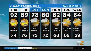 New York Weather CBS2 Evening Forecast at 6PM