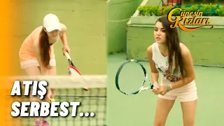 selin ve tu enin tenis ovu g ne in k zlar zel klip