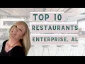 TOP 10 RESTAURANTS Moving to Enterprise AL Here are 10 Great Restaurants You Should Try Today