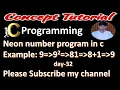 neon number in c c program to check whether the given number is neon number or not