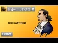 Download Lagu #32 Hamilton - One Last Time [[MUSIC LYRICS]]