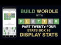 Build Wordle with Flutter PART - GAME STATS PART FIVE