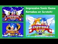 Impressive Remakes of Sonic Games on Scratch