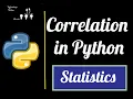 Correlation in Statistics Data Science with Python