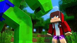 MAIZEN : Little JJ vs. Muscular Zombie! - Minecraft Animation JJ & Mikey