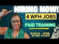 FT and PT WFH Jobs Hiring NOW DAILY Pay Equipment Provided Monthly Incentives Benefits