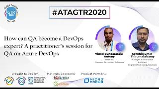 How can QA become a DevOps expert session for QA on Azure DevOps by Vinod Senthilkumar