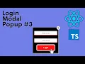 Login Modal Popup - ReactJS TypeScript Tutorial