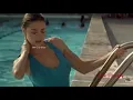 Beautiful Denise Richards Blue Wet Bikini