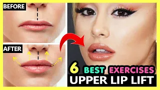 Download 6 Best Upper Lip Lift Exercises | Get Better Shaped Lips \u0026 Upper lip Filler | Shorten Philtrum MP3