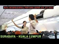 Lagu Terbang dengan Super Air Jet di Rute Internasional Pertama dari Surabaya ke Kuala Lumpur Malaysia