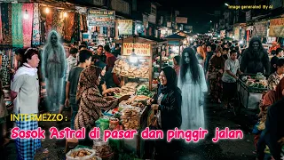 Intermezzo : Lucu ketemu Sosok astral penglaris dan pocong ngampar