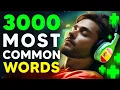 4 HOURS of SPANISH - ENGLISH TRANSLATION 3000 MOST COMMON words Learn Spanish while SLEEPING