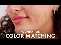 How To Find Your Perfect Foundation Shade Match Sephora