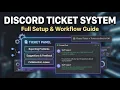 Discord Ticket System Explained Full Guide DM Transcript Feature