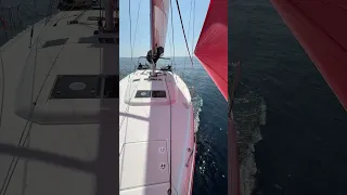 ‘Light wind, gennaker sailing on the brand new Jeanneau Sun Odyssey 455’ #sailingpassion #sailing