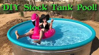 DIY Stock Tank Pool Pt1