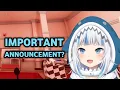 Gura Makes an Important Announcement