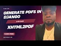 How to use Xhtml2pdf