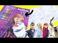 Disney Frozen Coloring Activity Book Pages with Dolls and Stickers