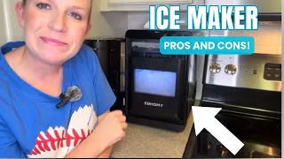 EUHOMY Sonic Ice Maker Pros Cons and Full Review