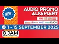 Download Lagu AUDIO PROMO ALFAMART 1-15 SEPTEMBER 2025 - NON STOP 8 JAM ( 1 SIFT )