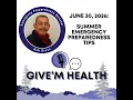 Summer Emergency Preparedness