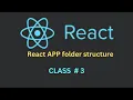 React folder structure React js tutorials in telugu React Js in telugu React js