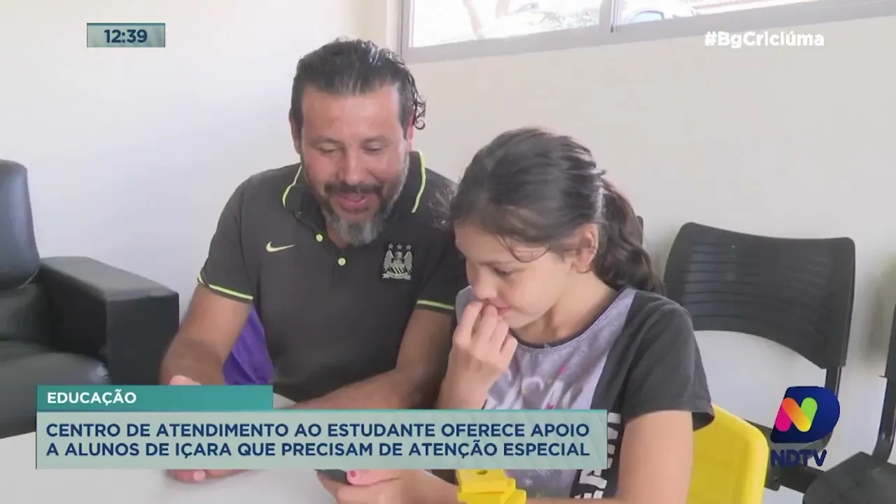 Centro de Atendimento ao Estudante dá apoio aos alunos que precisam de atenção especial em Içara
