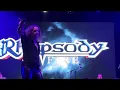 RHAPSODY OF FIRE - The Dark Secret / Unholy Warcry - Live@Ripollet Rock Festival