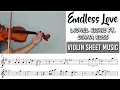 Free Sheet || Endless Love - Lionel Richie Ft Diana Ross || Violin Sheet Music