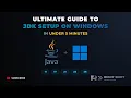 Learn how to setup JDK for running Java on Windows