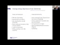 Effects of Depression on Cognition QOL and Care Partners - Michael Mercury