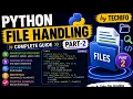 Python File Handling Part-2 Append Seek Tell Copy Move Delete Files Tutorial Techifo