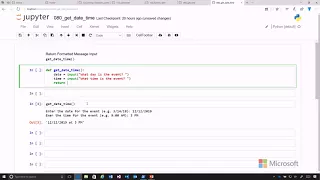 33 Python Beginner Strings and Functions - Build get date time Function