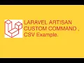 Laravel Command Script Tutorial Automate CSV Data Insertion