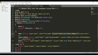 6 How to use PDO to update database