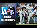 Dodgers vs Rockies Highlights 26 MLB Highlights