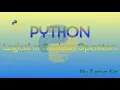 logical operators in python